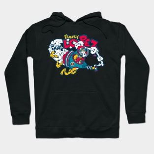 Funky lopez tiger out for fame graffiti Hoodie